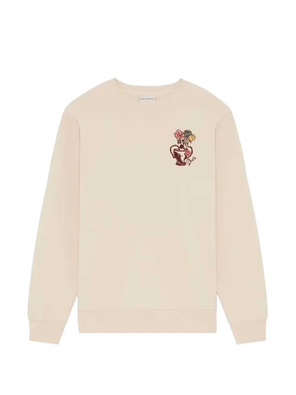 Drôle De Monsieur Vase Havana embroidered sweater - Toni neutri