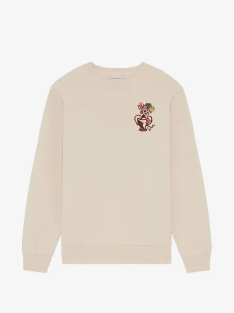 Drôle De Monsieur Vase Havana embroidered sweater