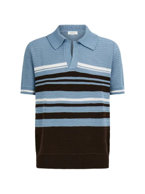 Ferragamo cotton knit polo shirt