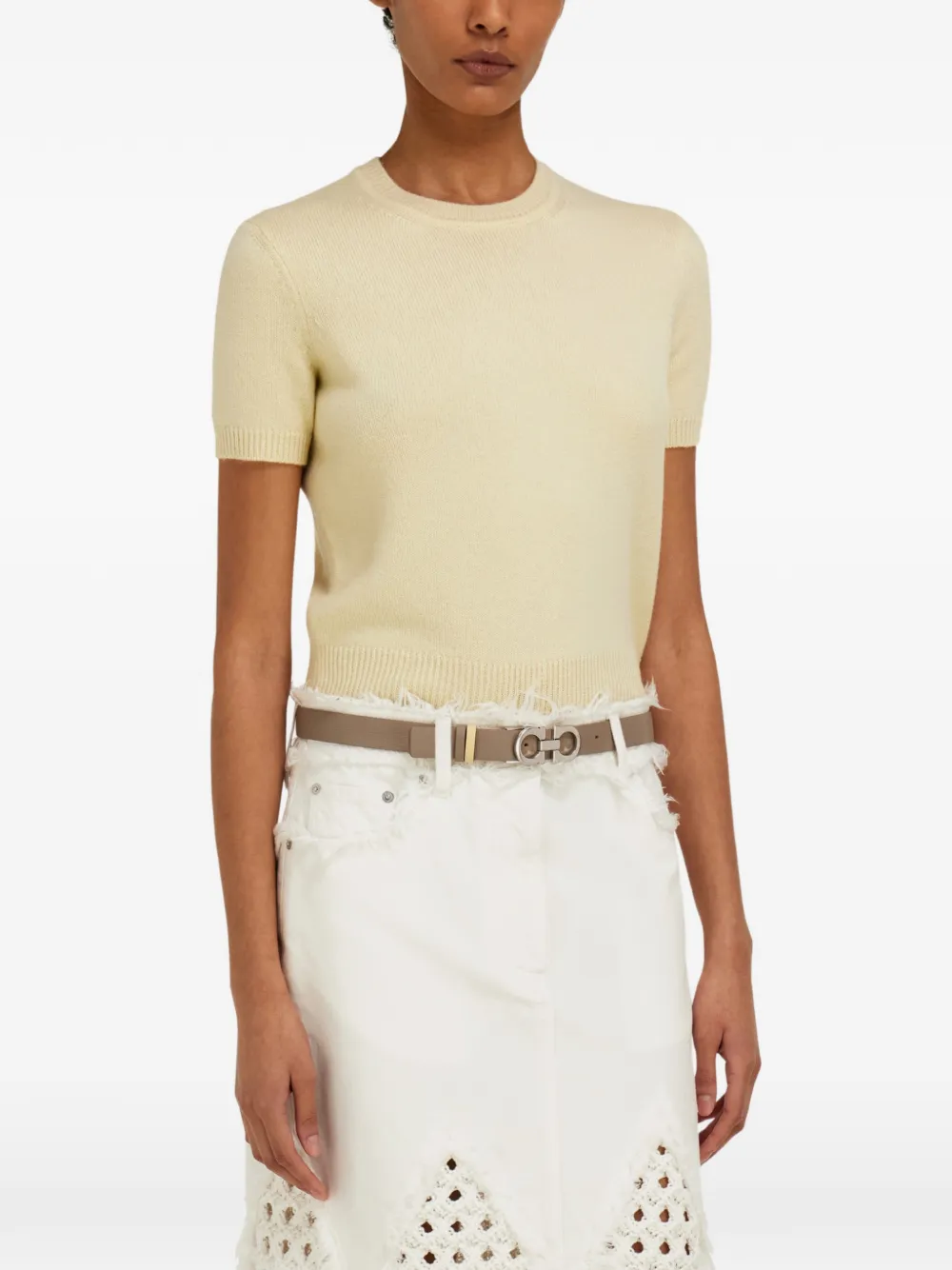 Ferragamo Verstelbare riem Bruin