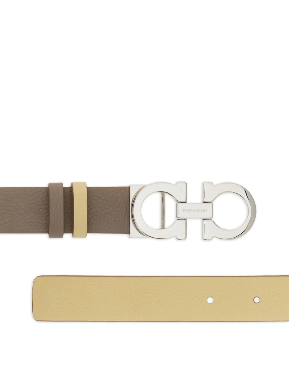 Ferragamo Verstelbare riem Bruin