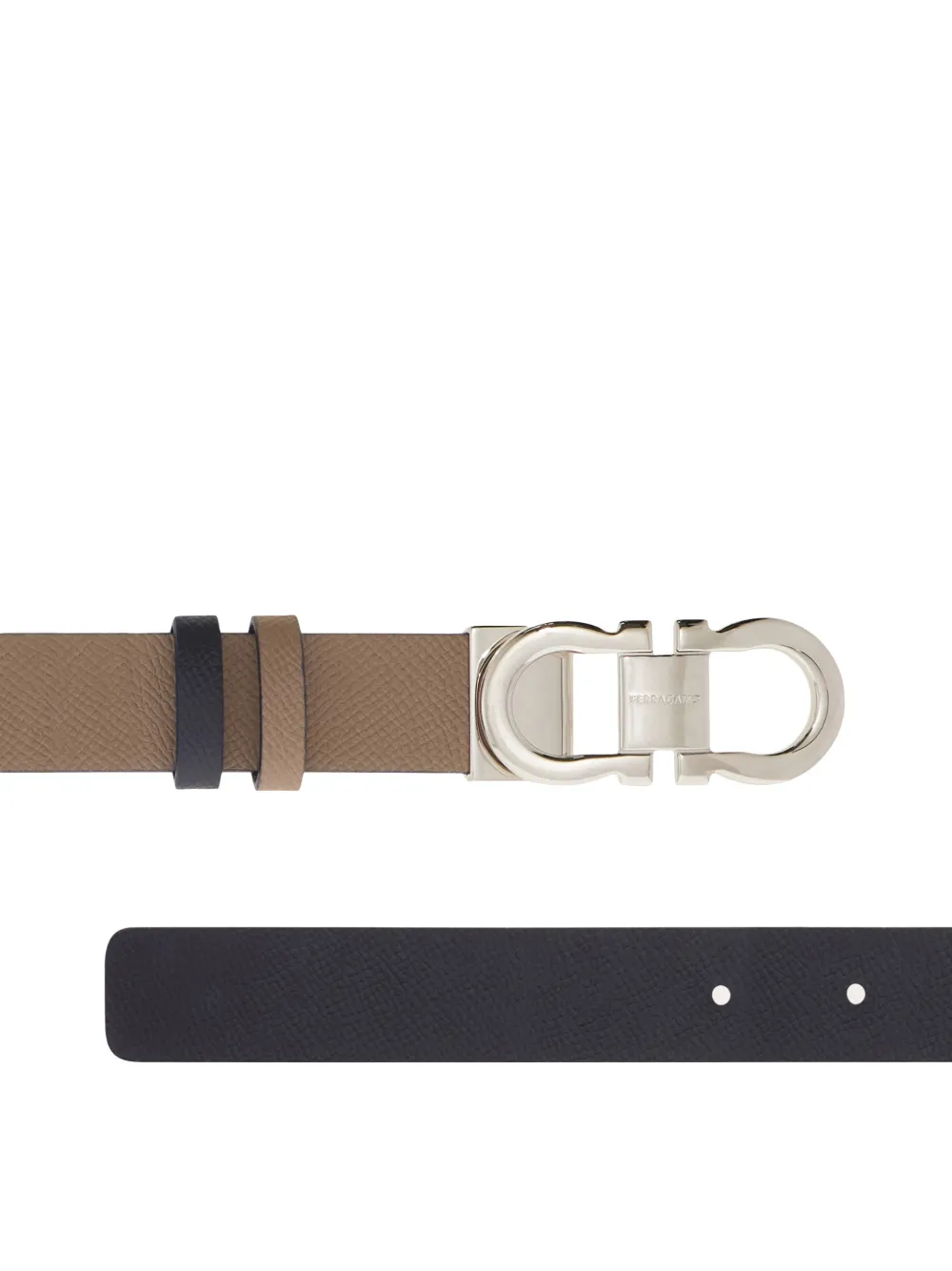 Ferragamo Verstelbare riem Bruin