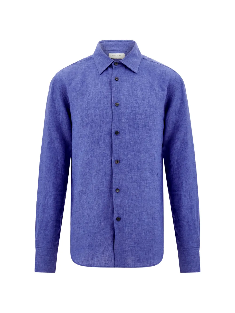 Ferragamo linen shirt - Blau
