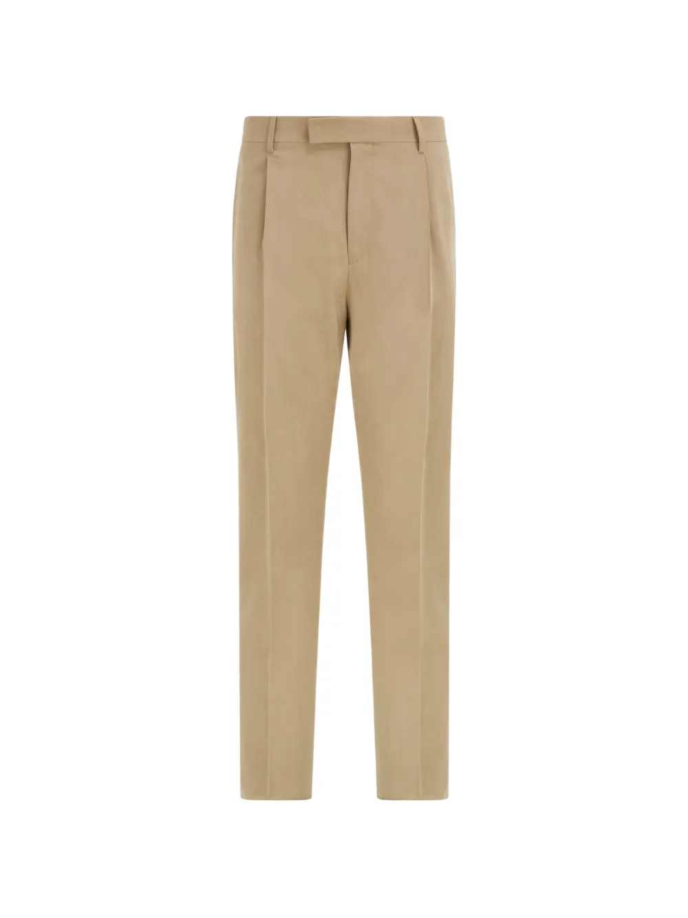 Ferragamo silk and wool tailored trousers - Toni neutri