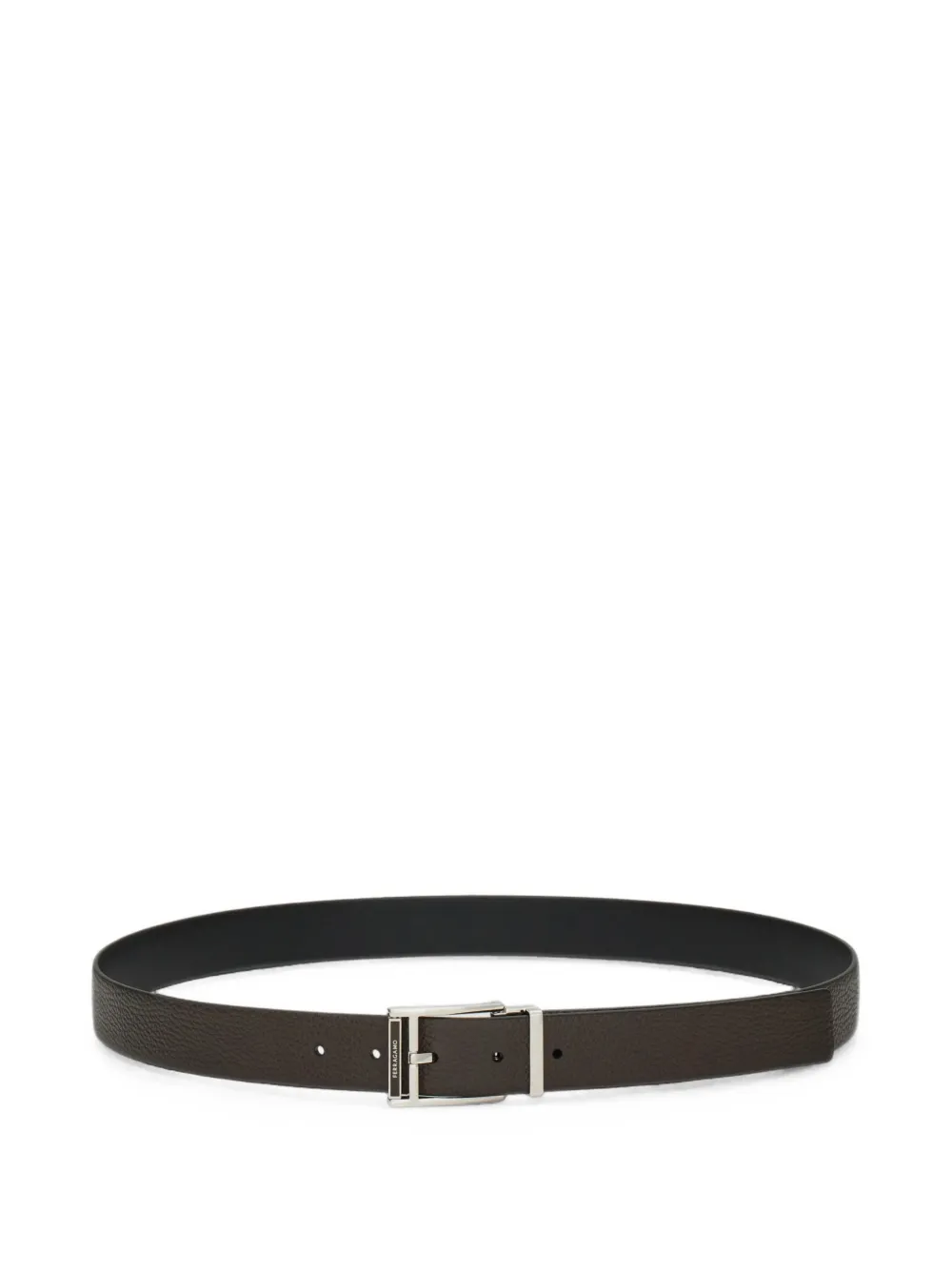 Ferragamo reversible and adjustable belt - Marrone