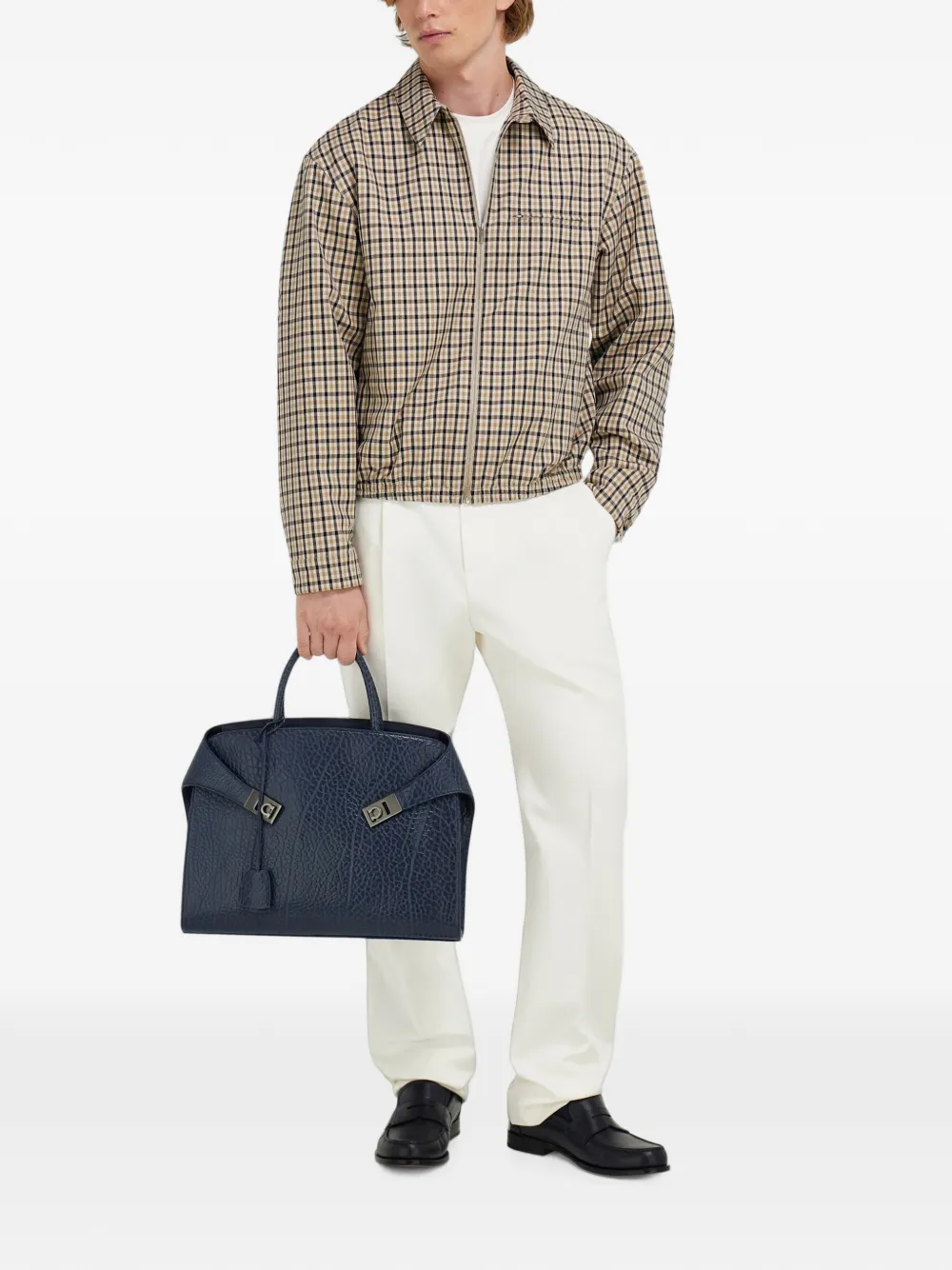 Ferragamo Hug aktetas Blauw