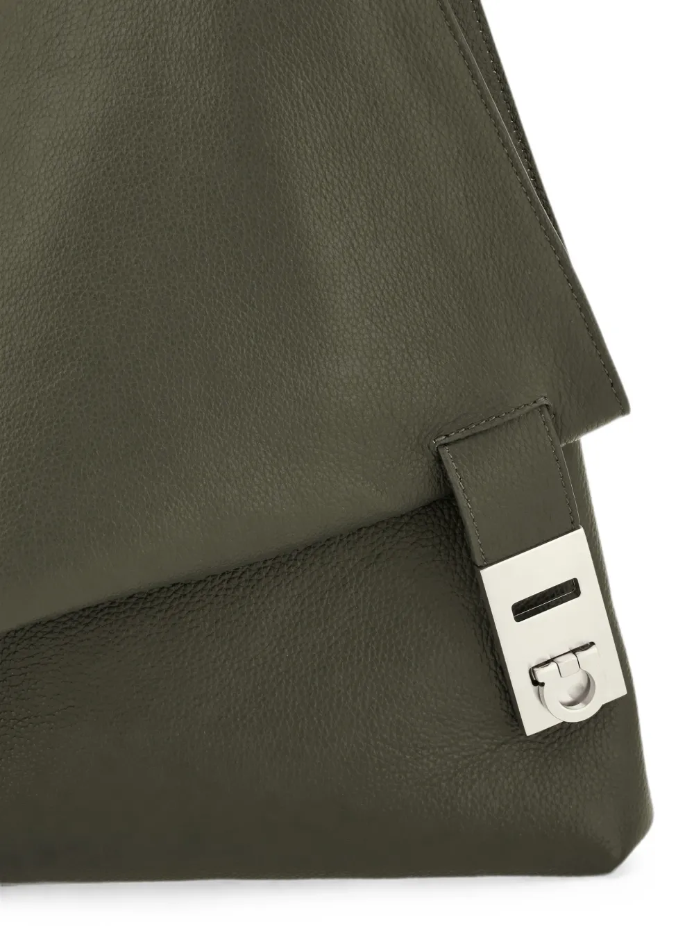 Ferragamo Hug tas met gesp Groen