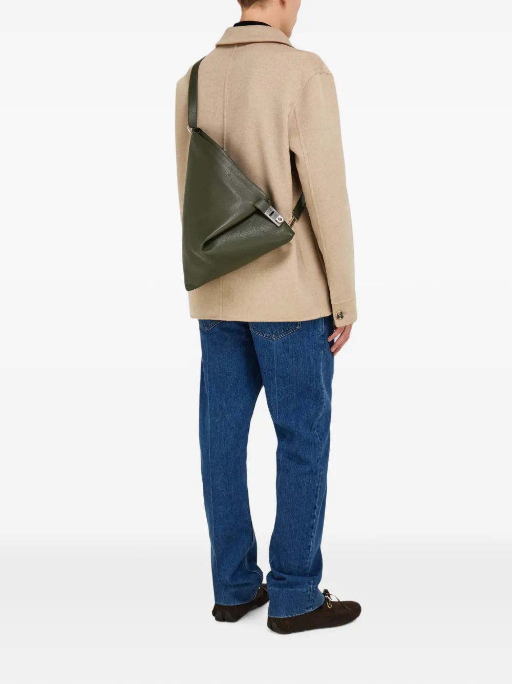 Ferragamo Hug tas met gesp Groen