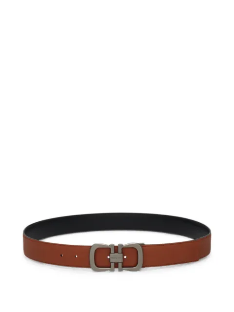 Ferragamo ceinture Gancini à design réversible