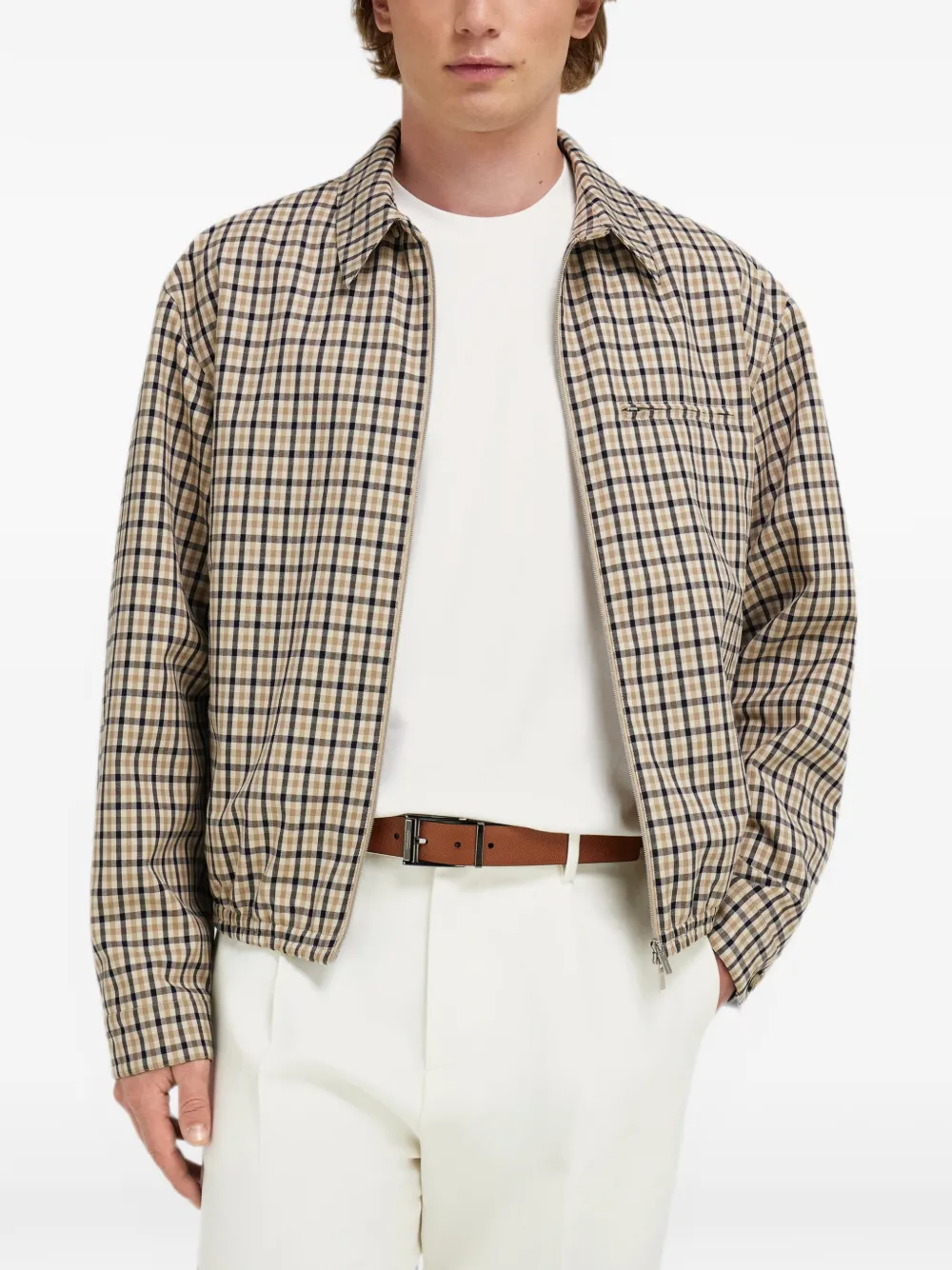 Ferragamo Verstelbare riem Bruin