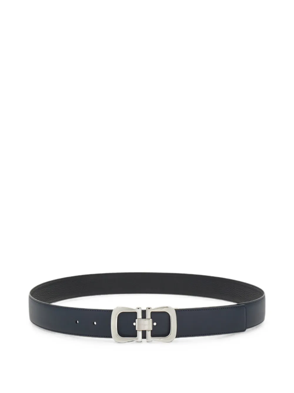 Ferragamo reversible and adjustable Gancini belt - Blue