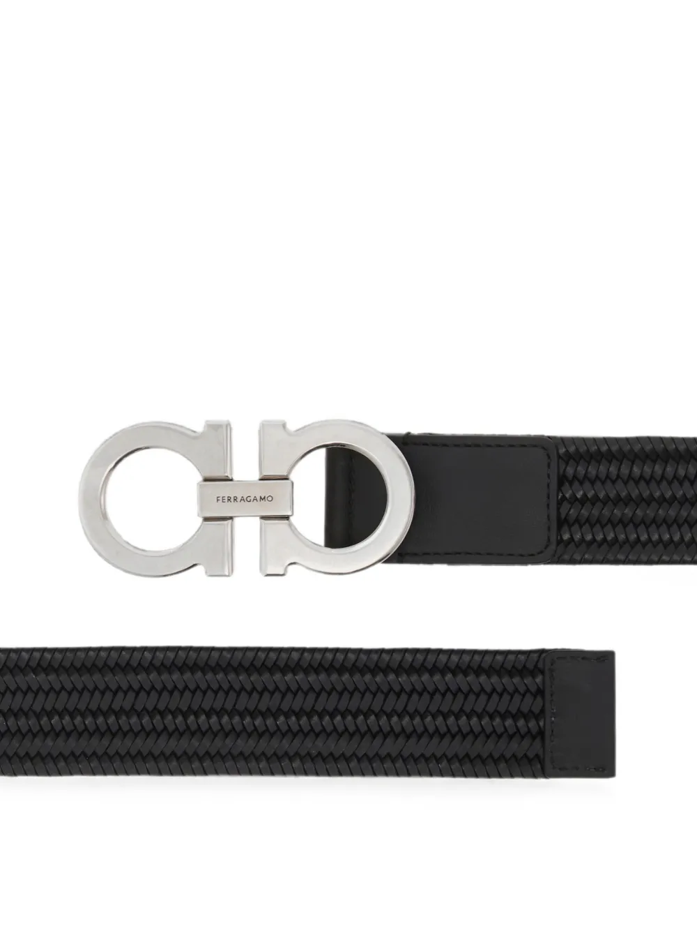 Ferragamo Gancini riem Zwart