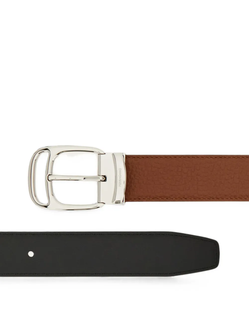 Ferragamo Verstelbare riem Bruin