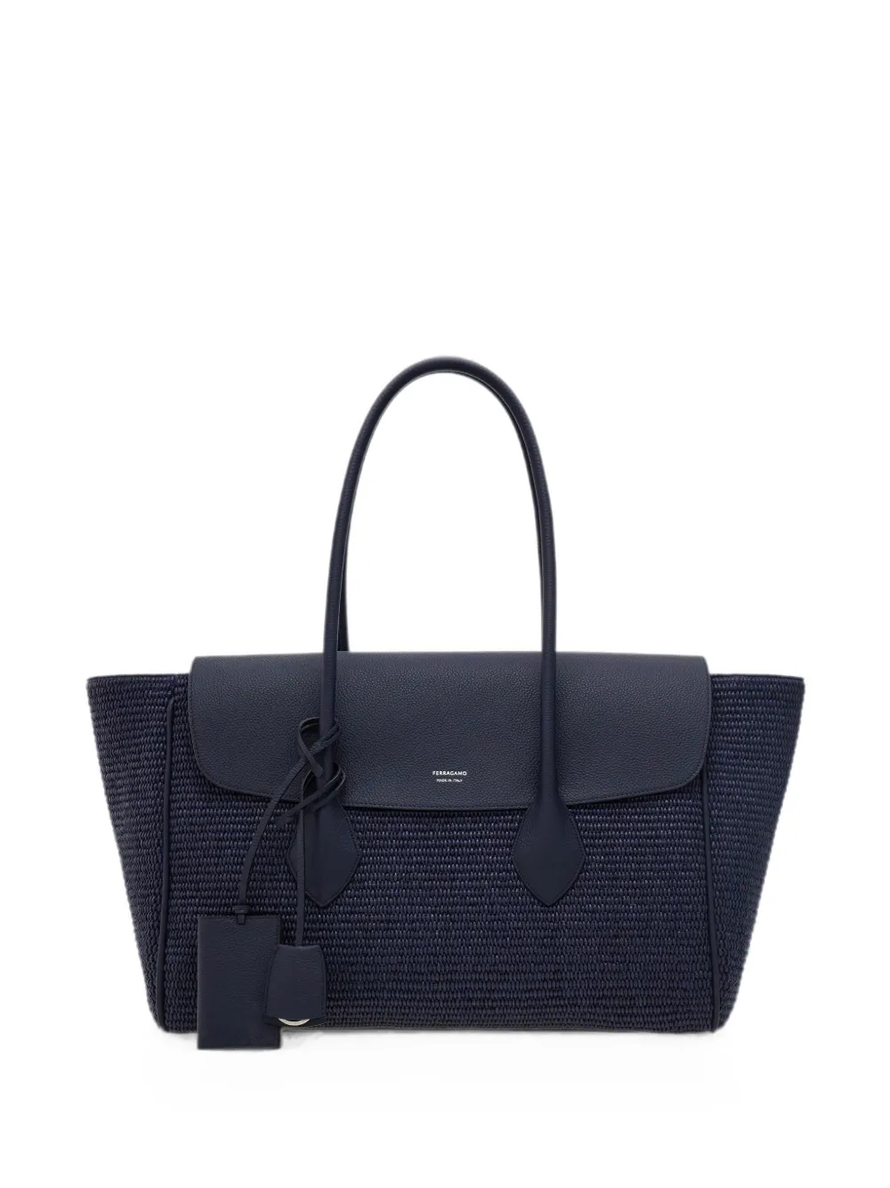 Ferragamo East-West tote bag (L) - Blue