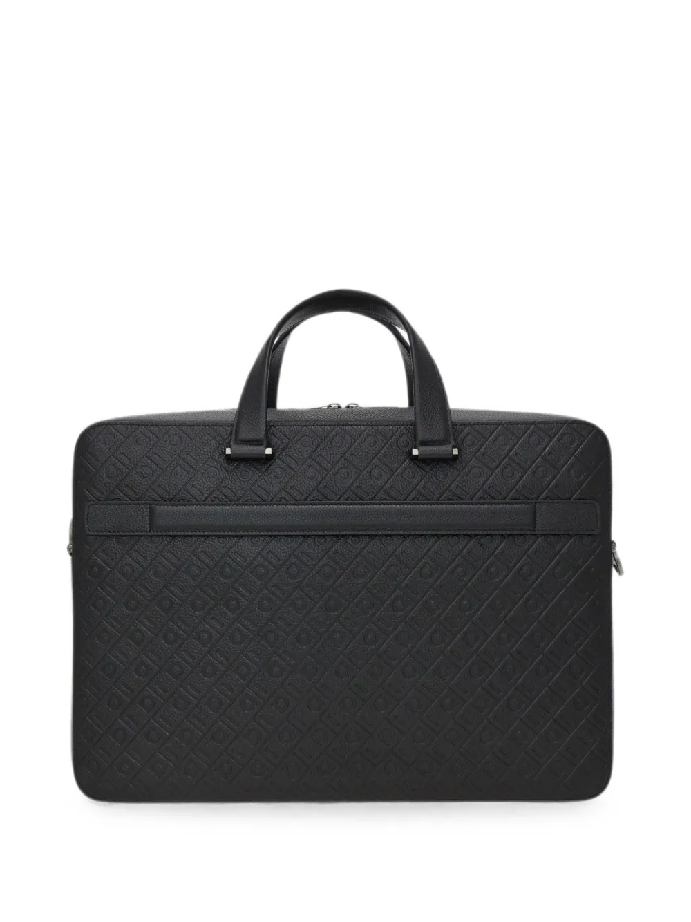 Ferragamo Aktetas met monogram Zwart