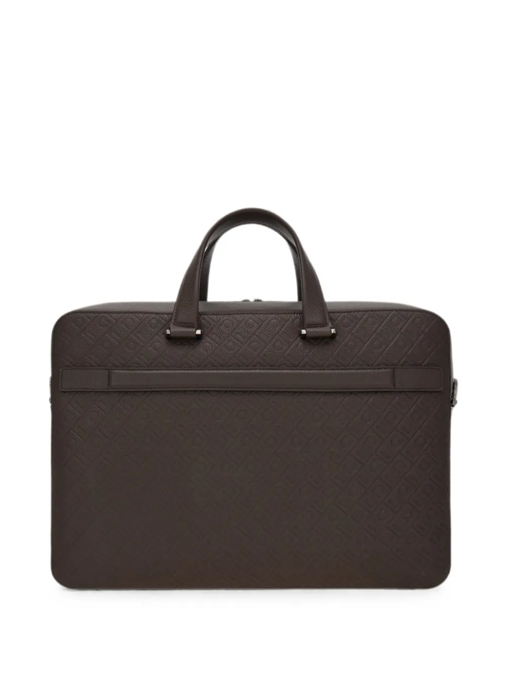 Ferragamo Aktetas met monogram Bruin