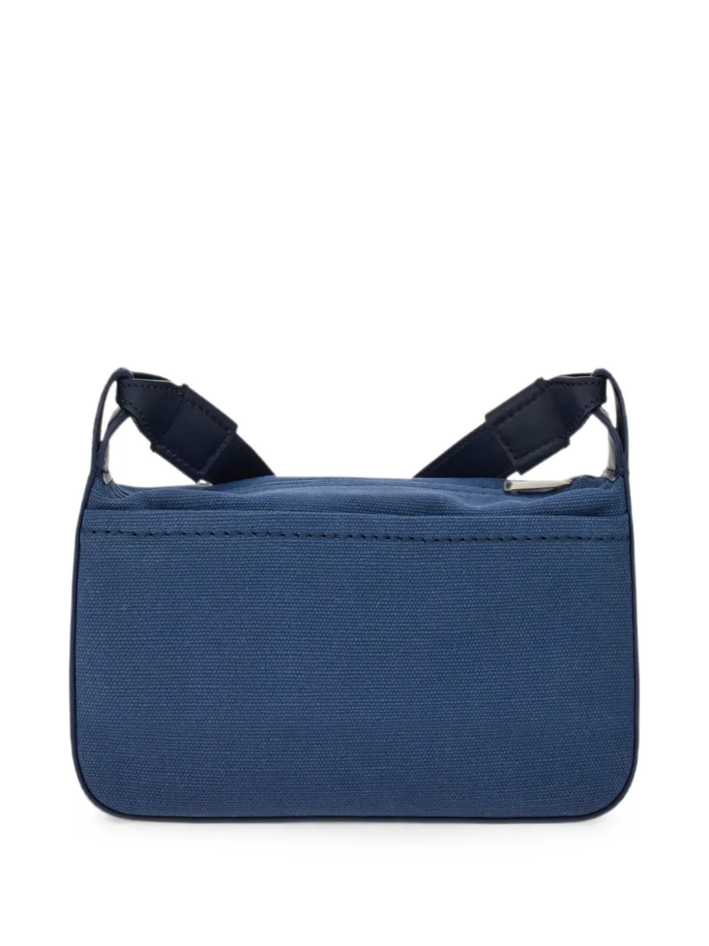 Ferragamo Schoudertas met logo Blauw