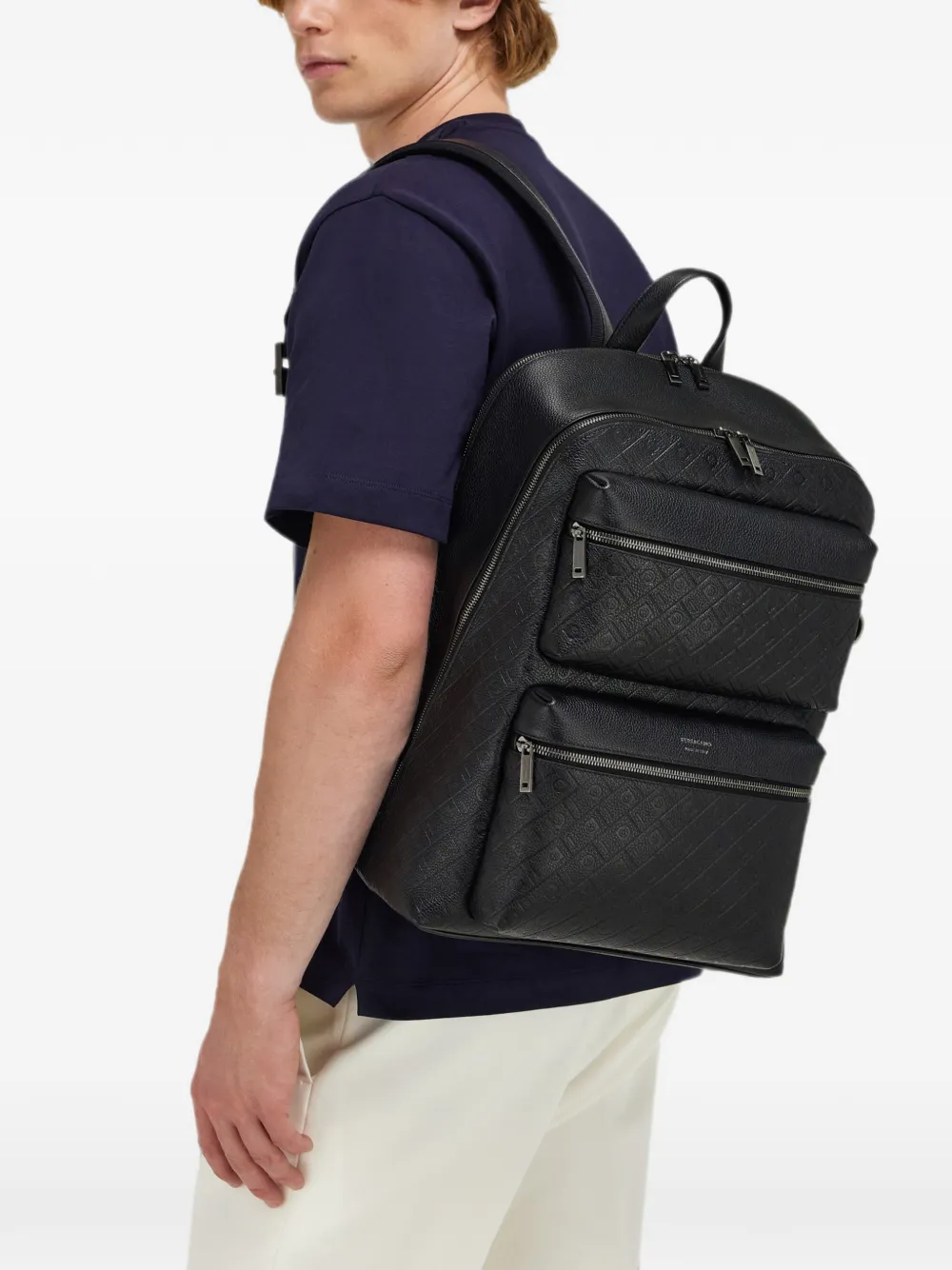 Ferragamo Rugzak met monogram Zwart