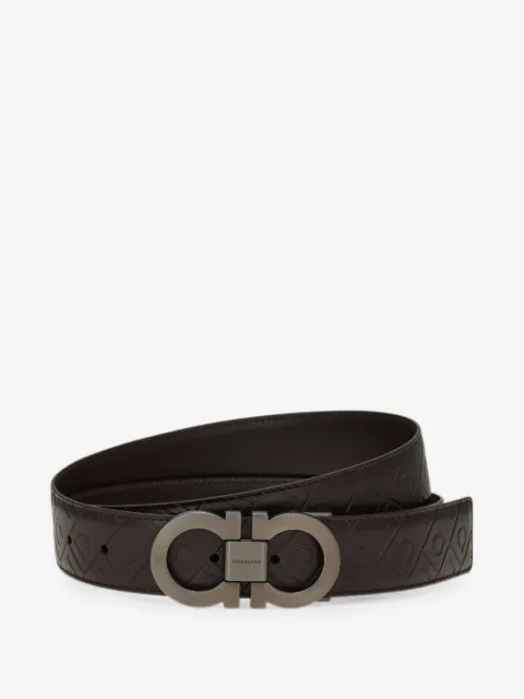 Ferragamo reversible and adjustable Gancini belt