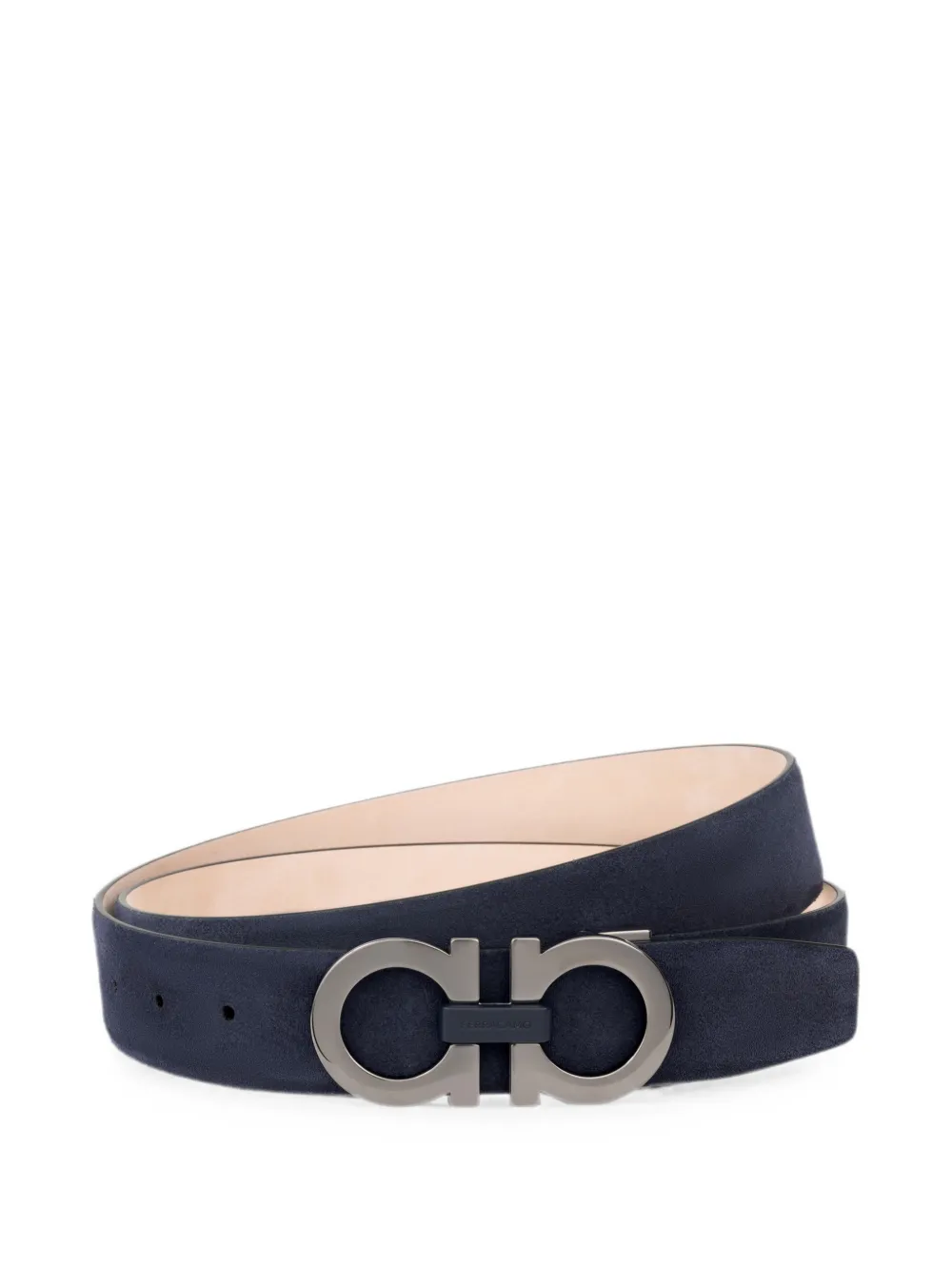 Ferragamo adjustable Gancini belt - Blue