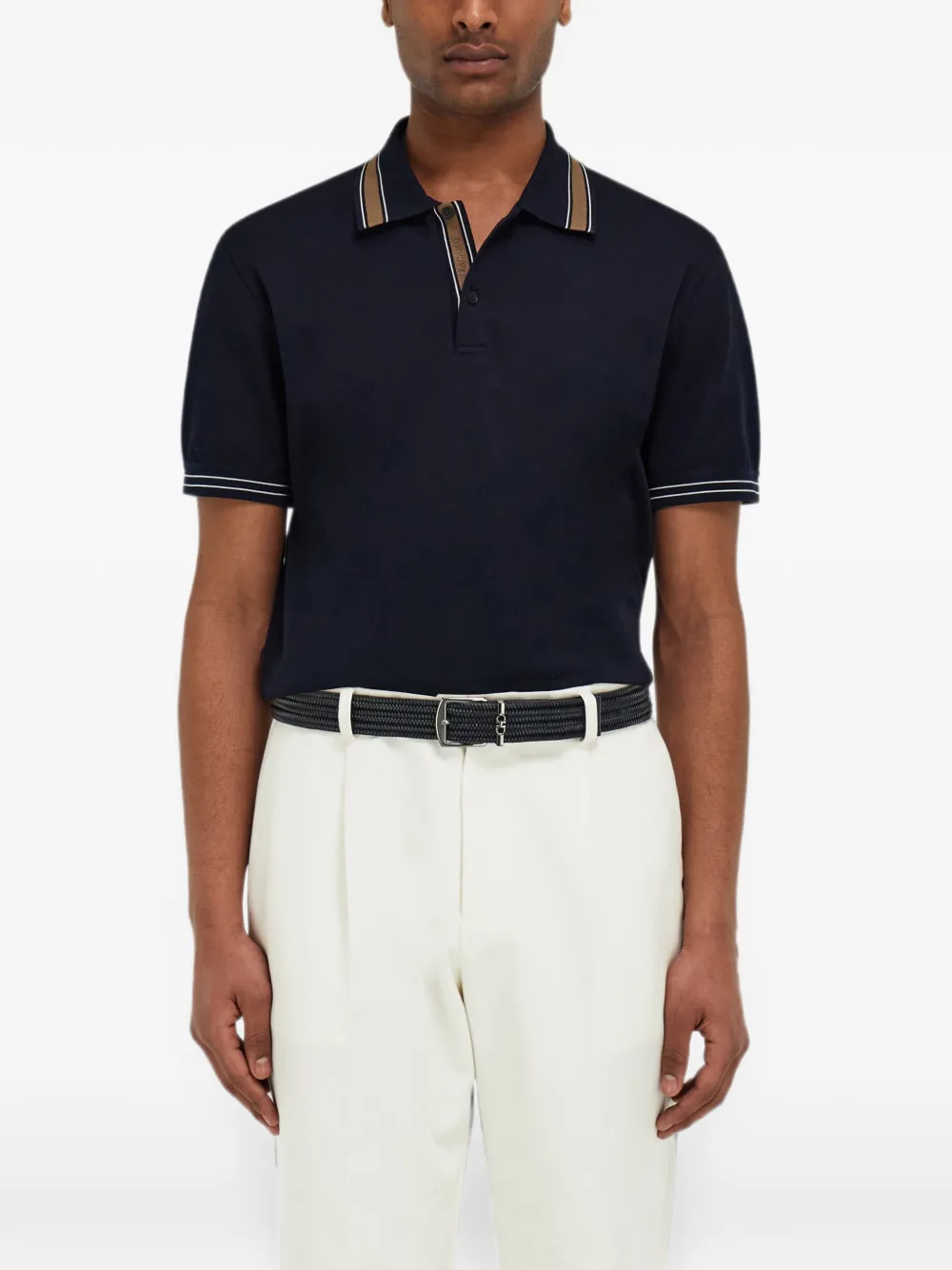 Ferragamo Geweven riem Blauw