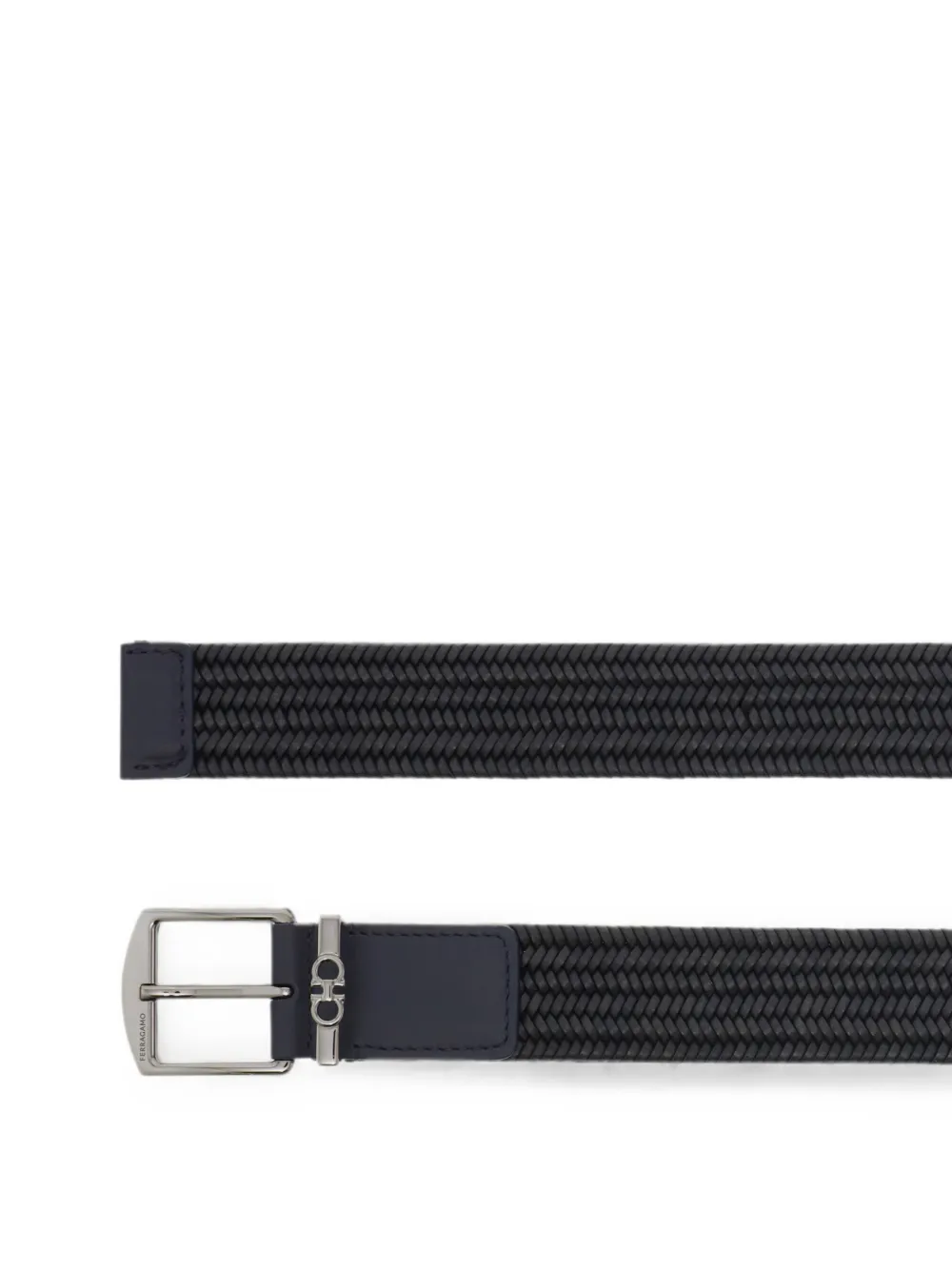 Ferragamo Geweven riem Blauw