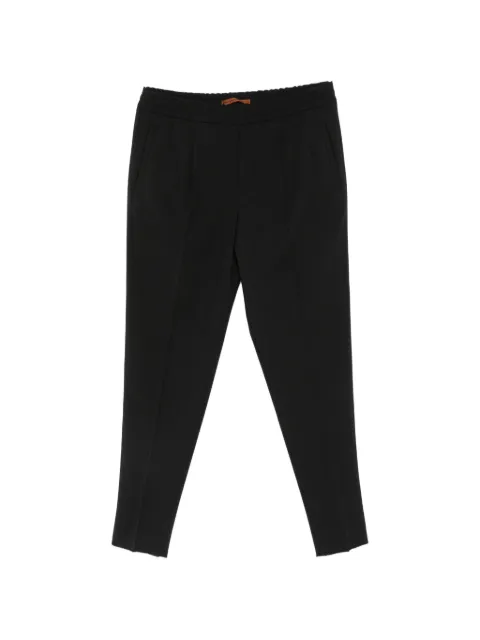Zegna elasticated-waist pleated trousers