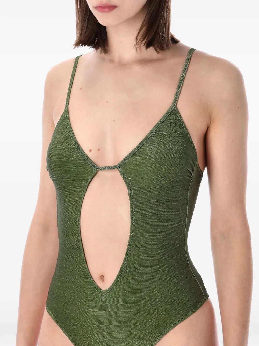 Matinée Lilly badpak met uitgesneden details Groen