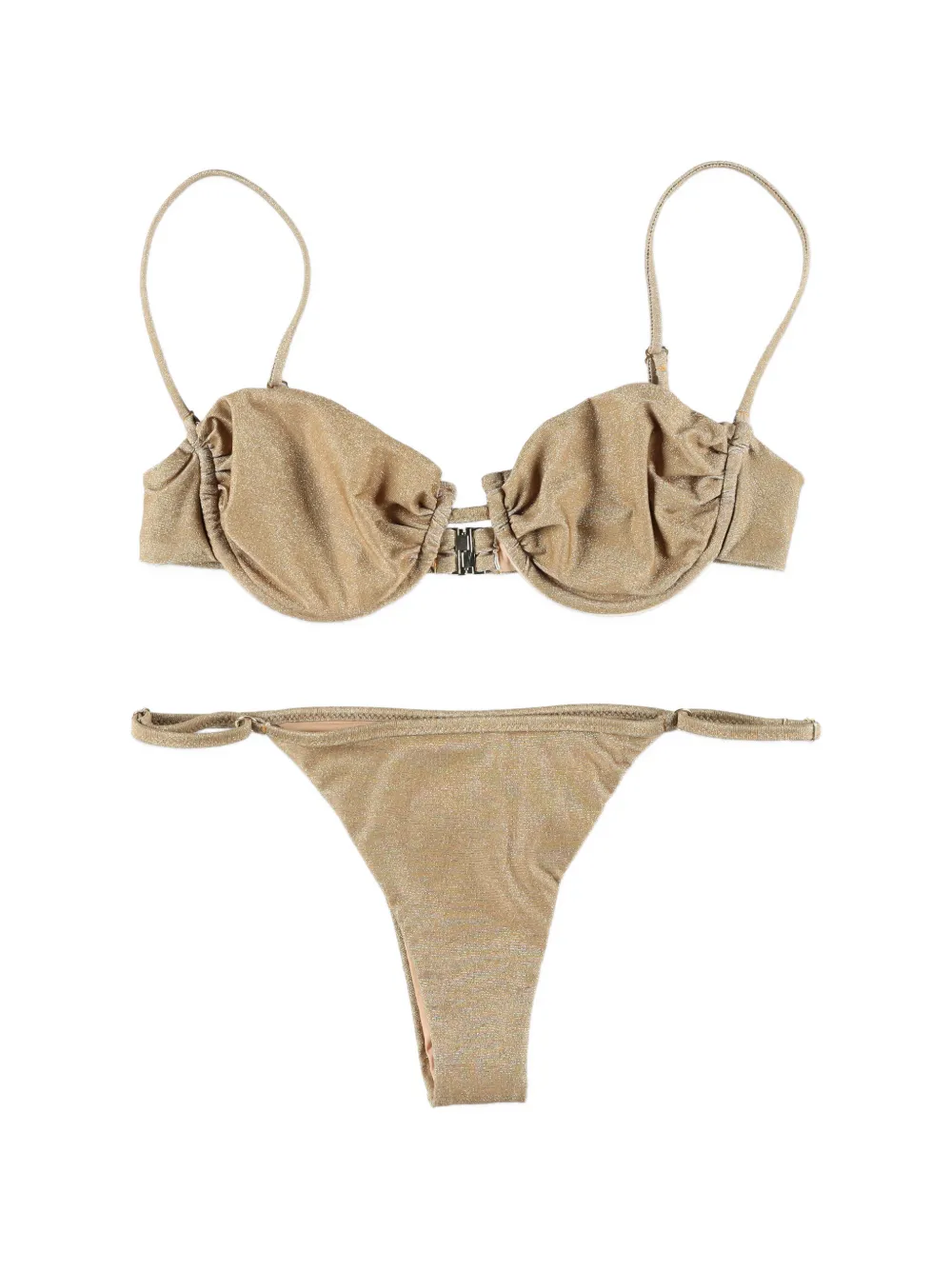 Matinée Marina gathered bikini - Oro