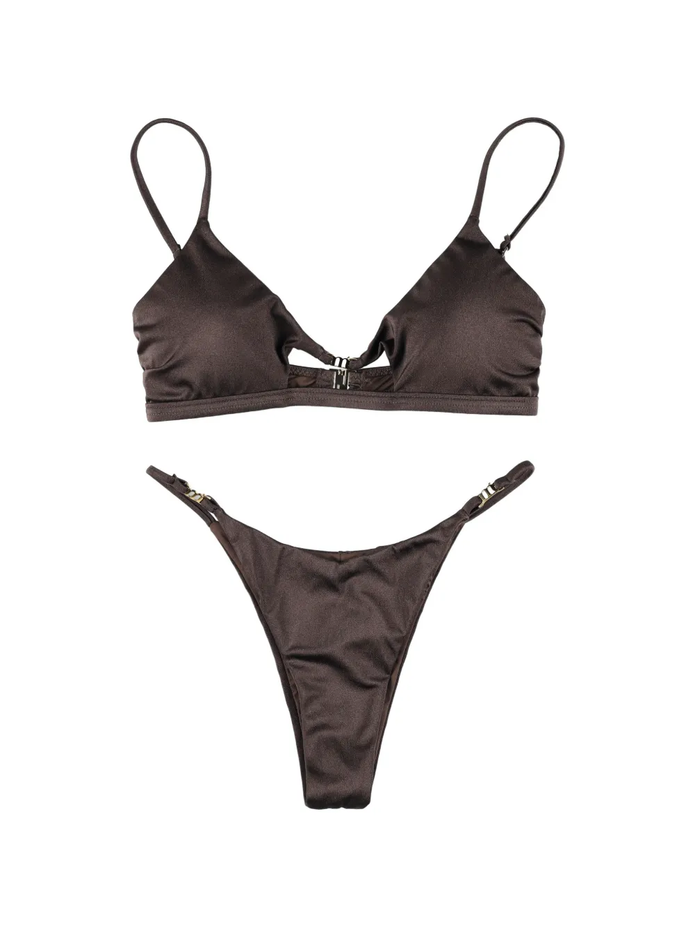 Matinée Taylor cut-out bikini - Marrone