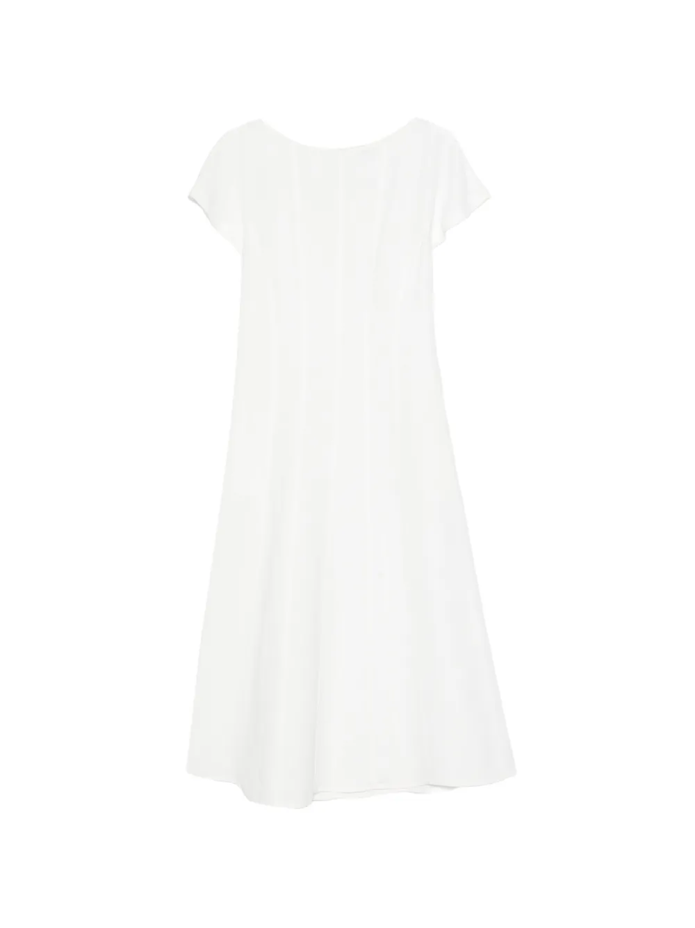 Antonelli short-sleeve dress - Bianco