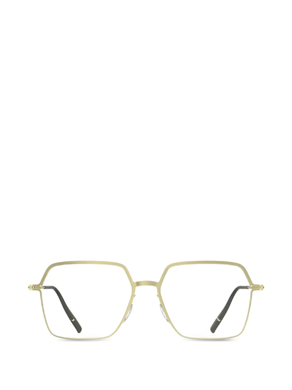 Silhouette Titanium Reframed geometric-frame glasses - Oro