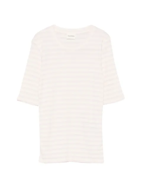 Closed striped  T-shirt