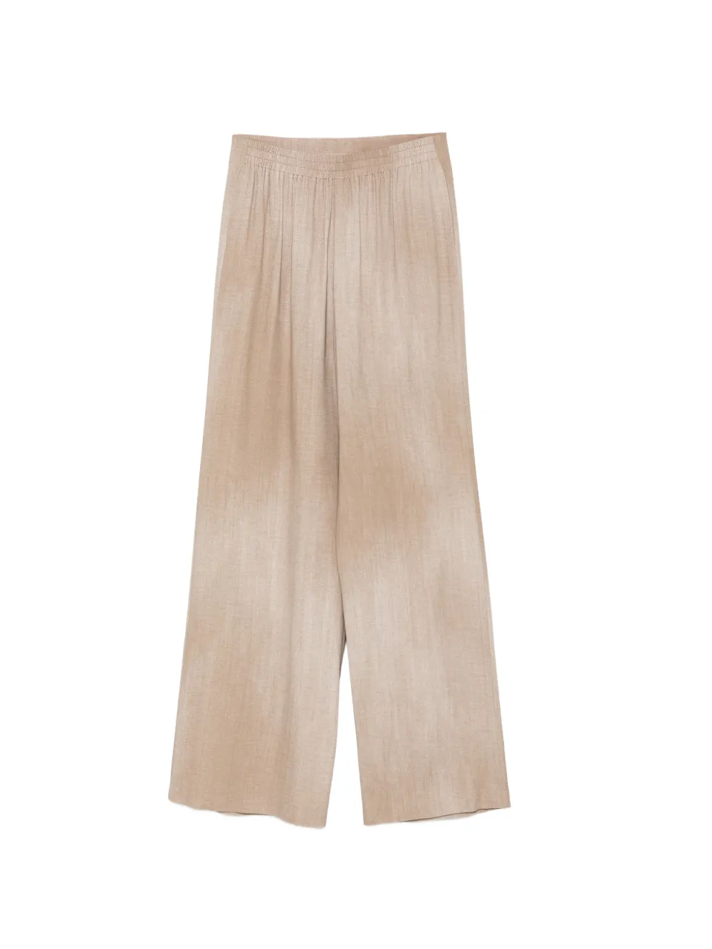 Ermanno Scervino elasticated-waist wide-leg trousers - Toni neutri