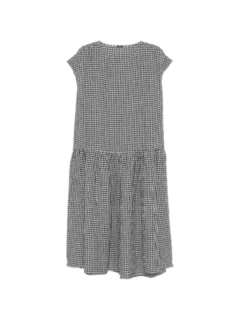 Apuntob gingham-check midi dress