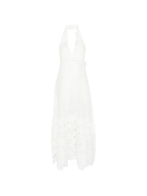 Ermanno Scervino lace-panelling Maxi Dress | White | FARFETCH