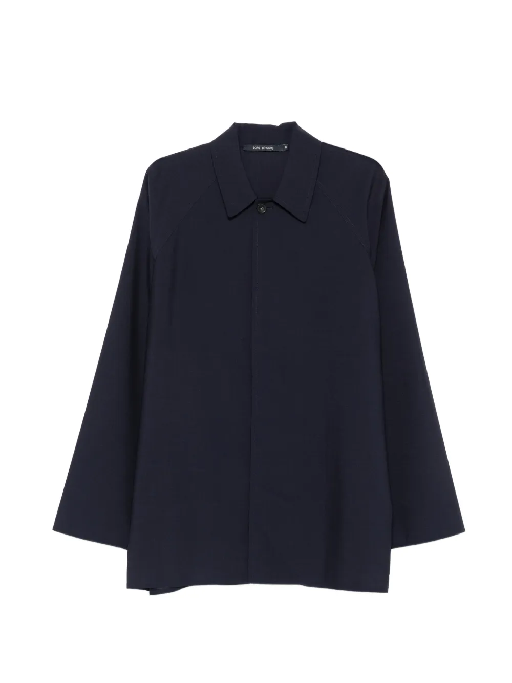 Sofie D'hoore raglan-sleeve shirt - Blu