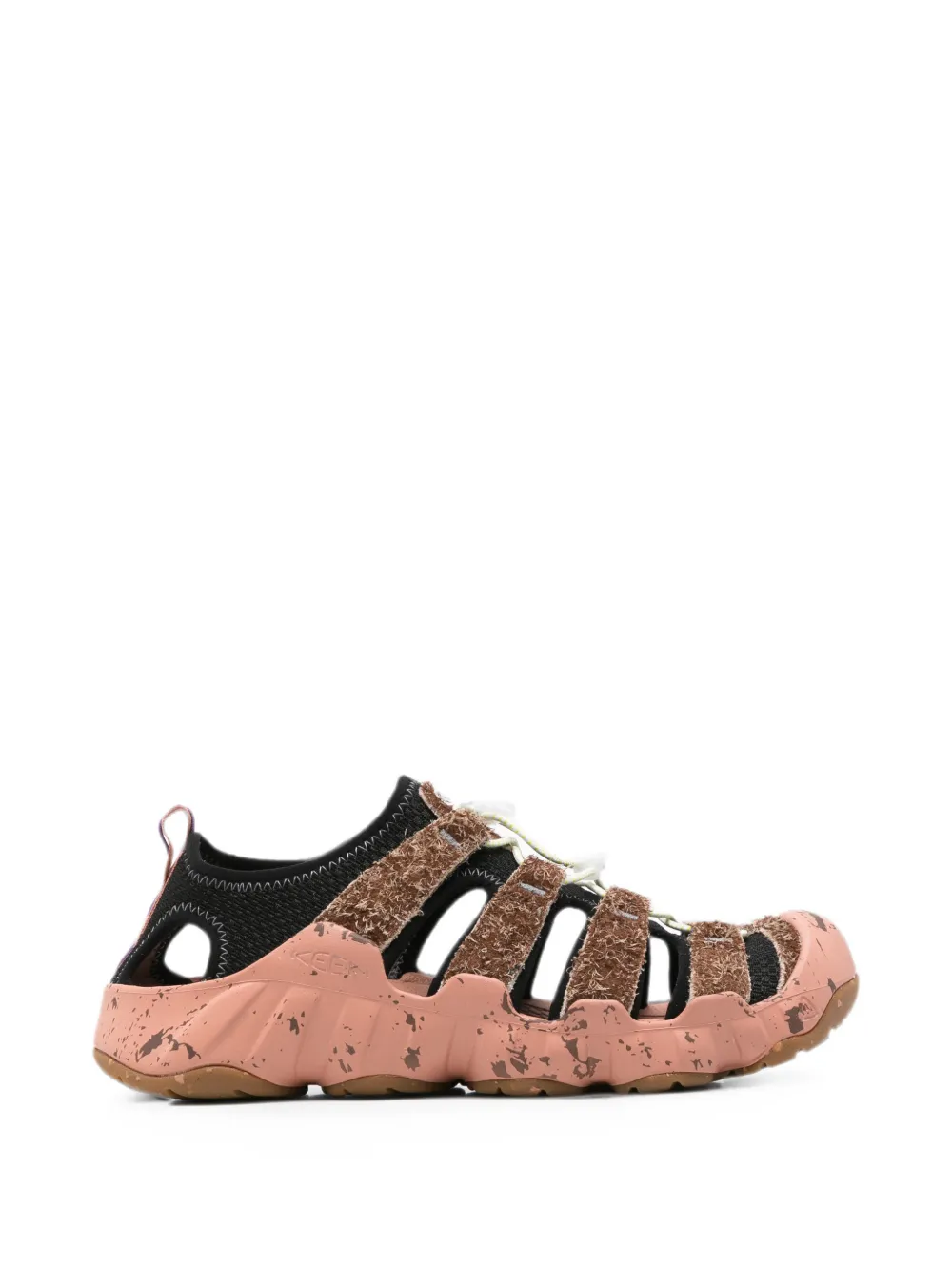 KEEN FOOTWEAR cut-out panelled sneakers - Marrone