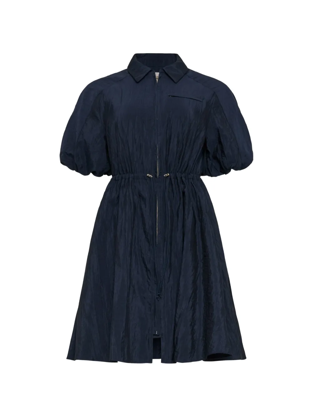 Cinq A Sept Macauly drawstring-waist dress - Blue
