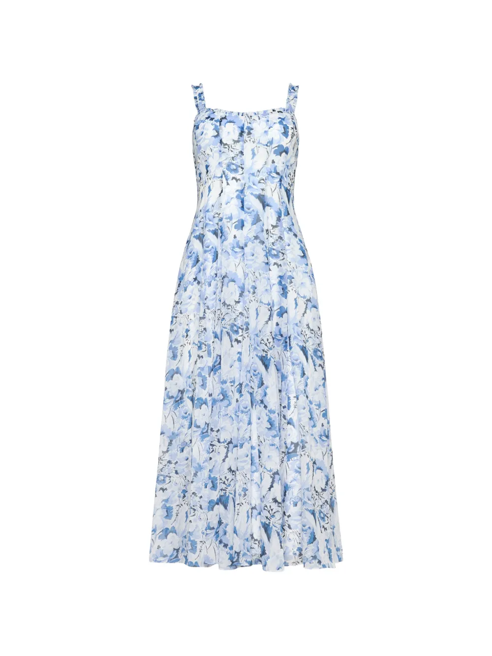 Cinq A Sept Marmo Heirloom Petals floral-print dress - Blu