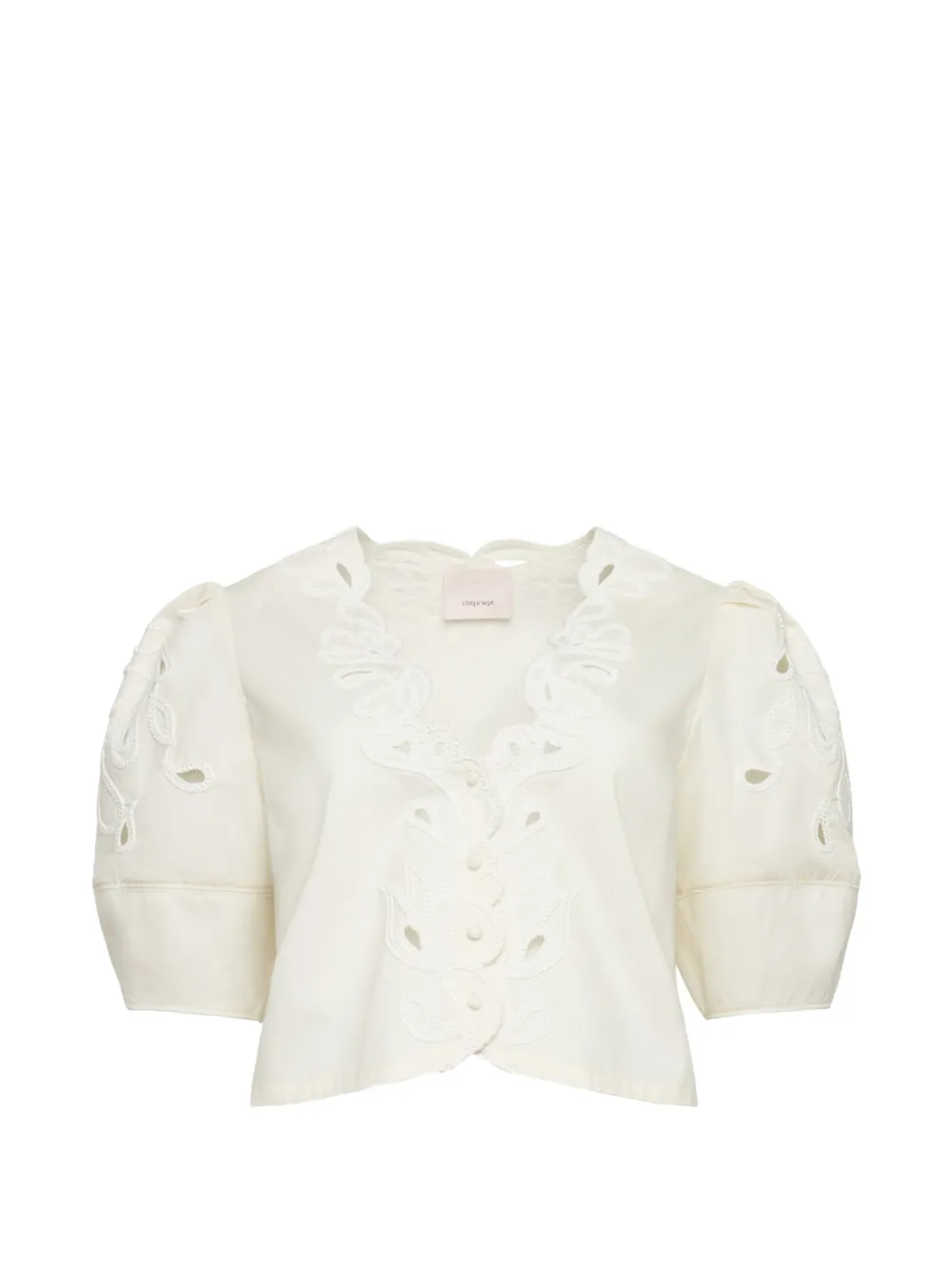 Cinq A Sept Bellara Paisley Bloom blouse - Toni neutri