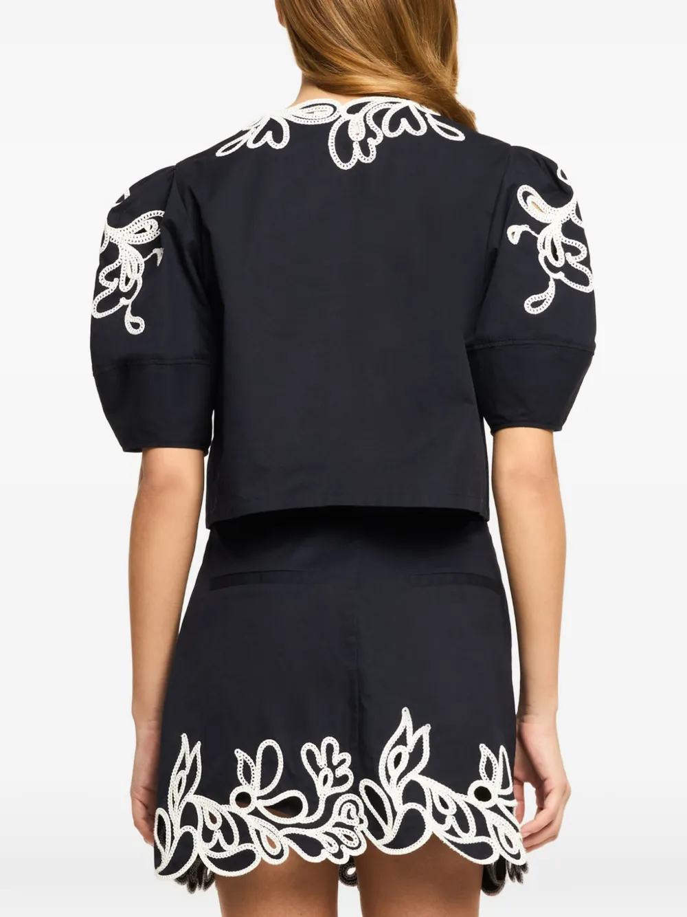 Cinq A Sept Bellara Paisley Bloom blouse Blauw