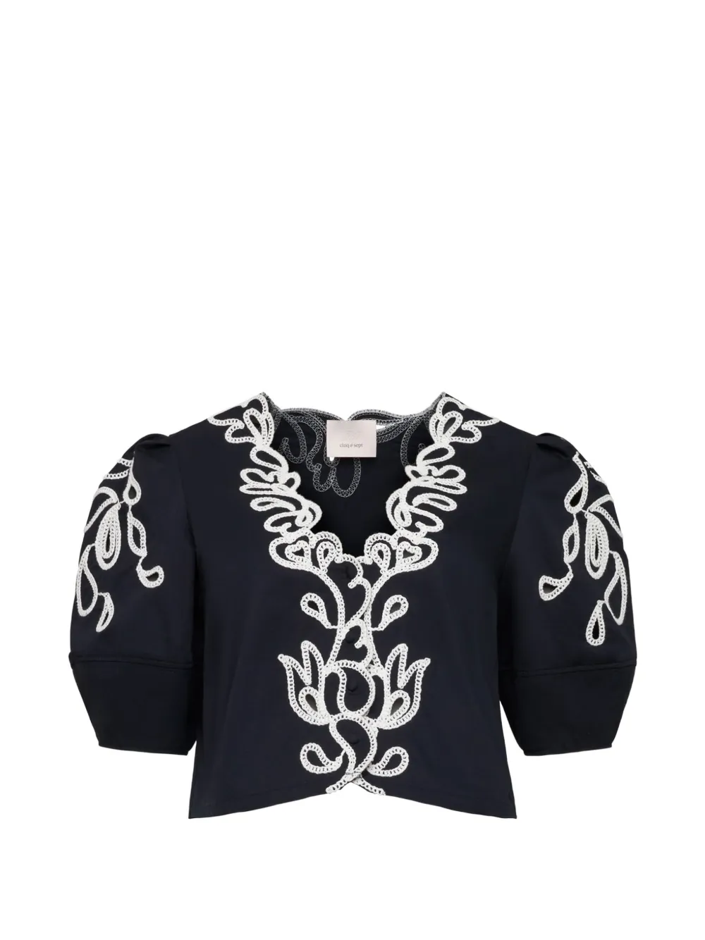 Cinq A Sept Bellara Paisley Bloom blouse - Blu