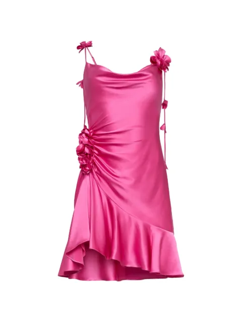 Cinq A Sept Ganessa floral-appliqué mini dress