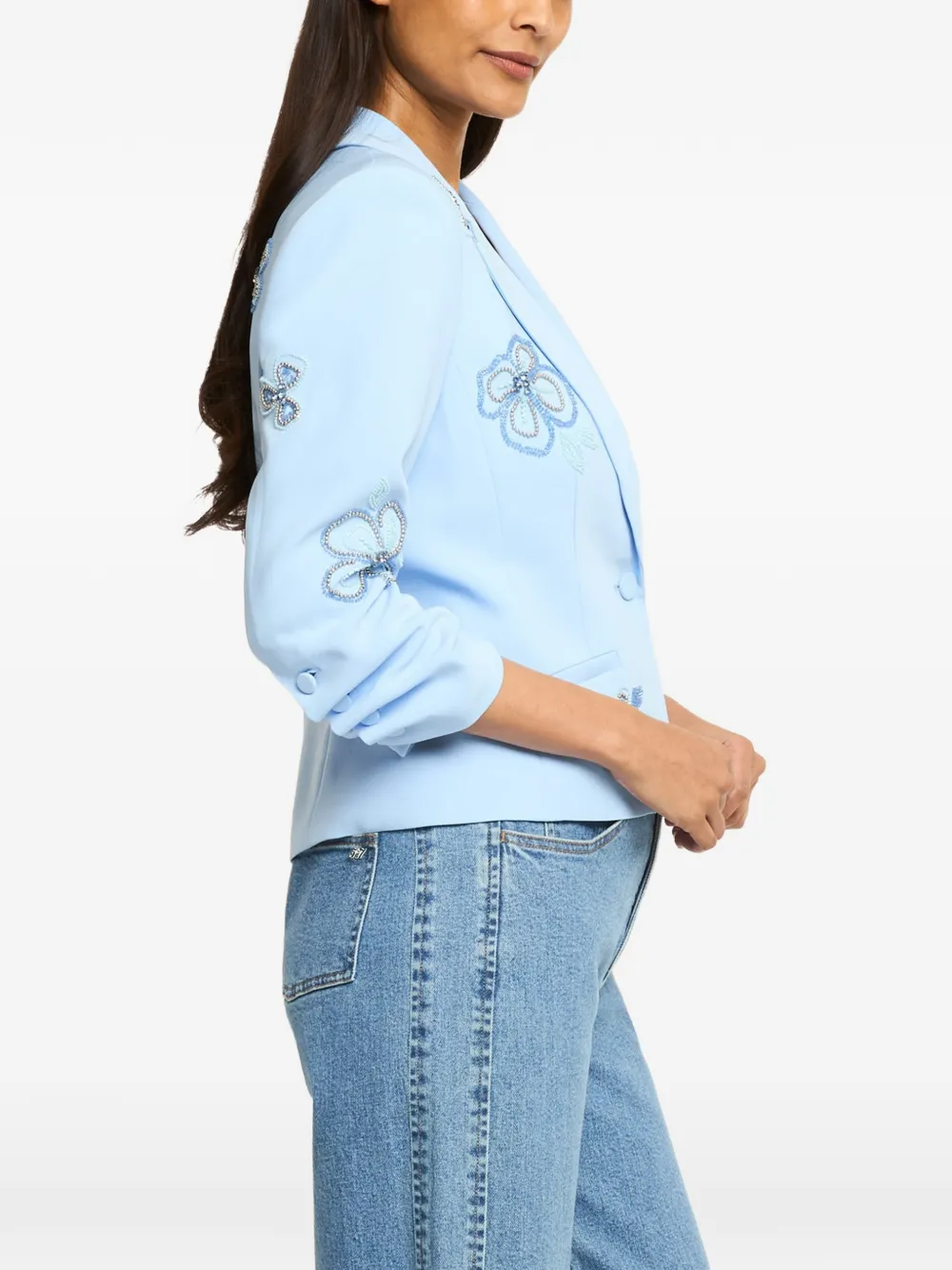 Cinq A Sept Le Petit Khloe jack met kralen Blauw