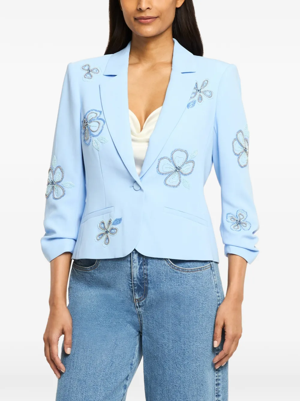 Cinq A Sept Le Petit Khloe jack met kralen Blauw