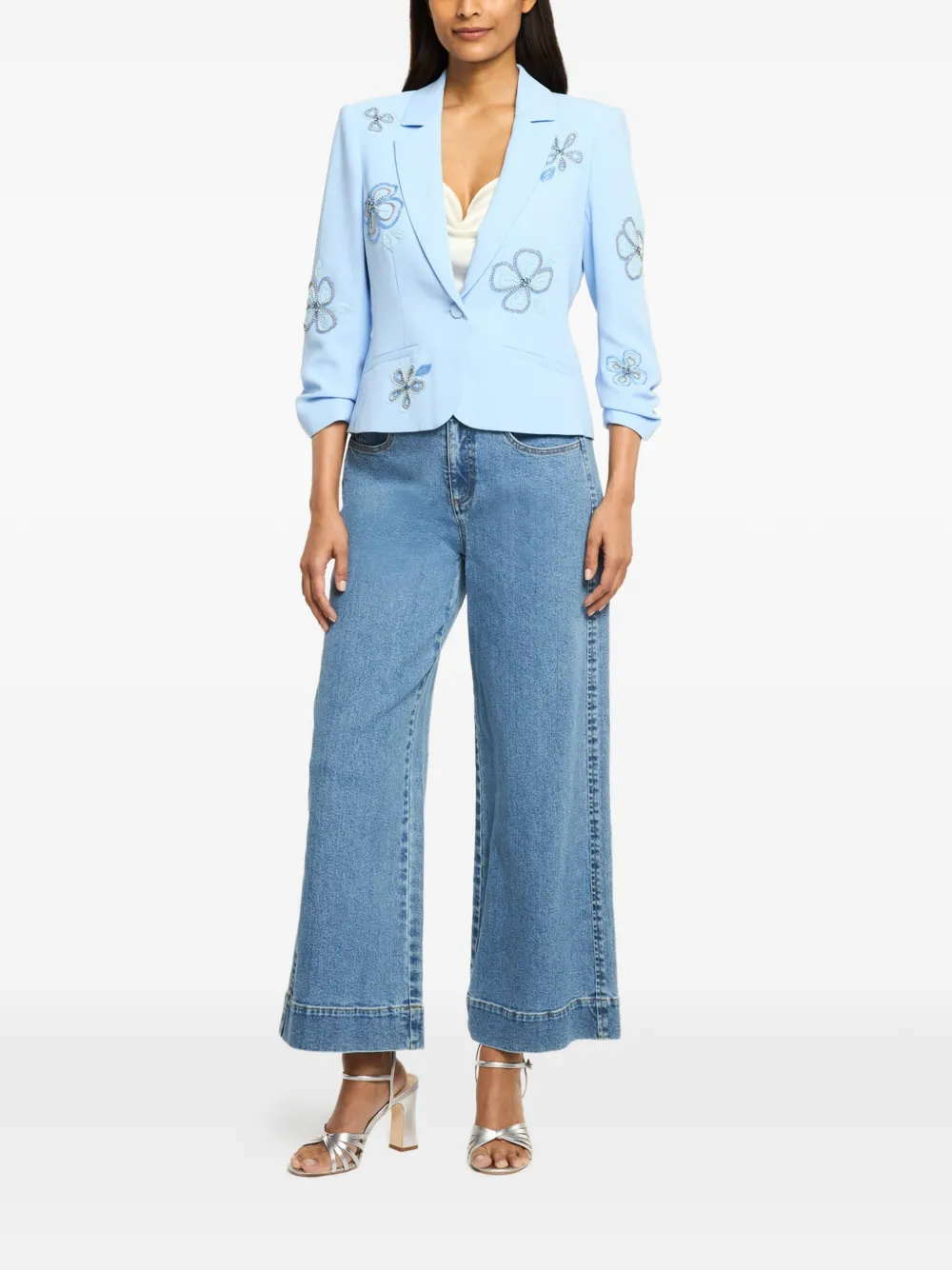 Cinq A Sept Le Petit Khloe jack met kralen Blauw