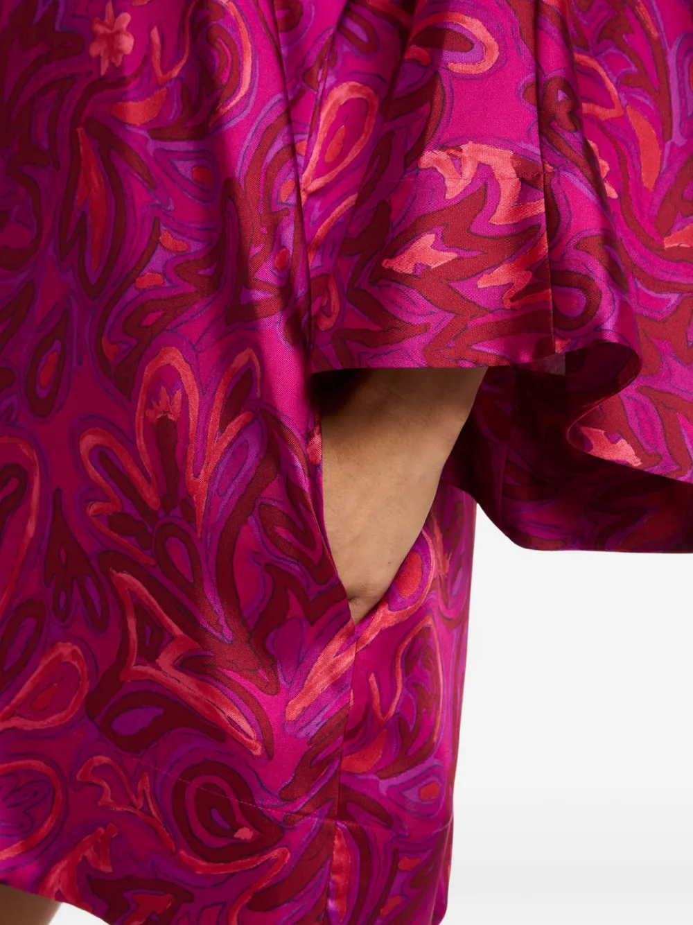 Cinq A Sept Arcia tuniek met paisley-print Paars