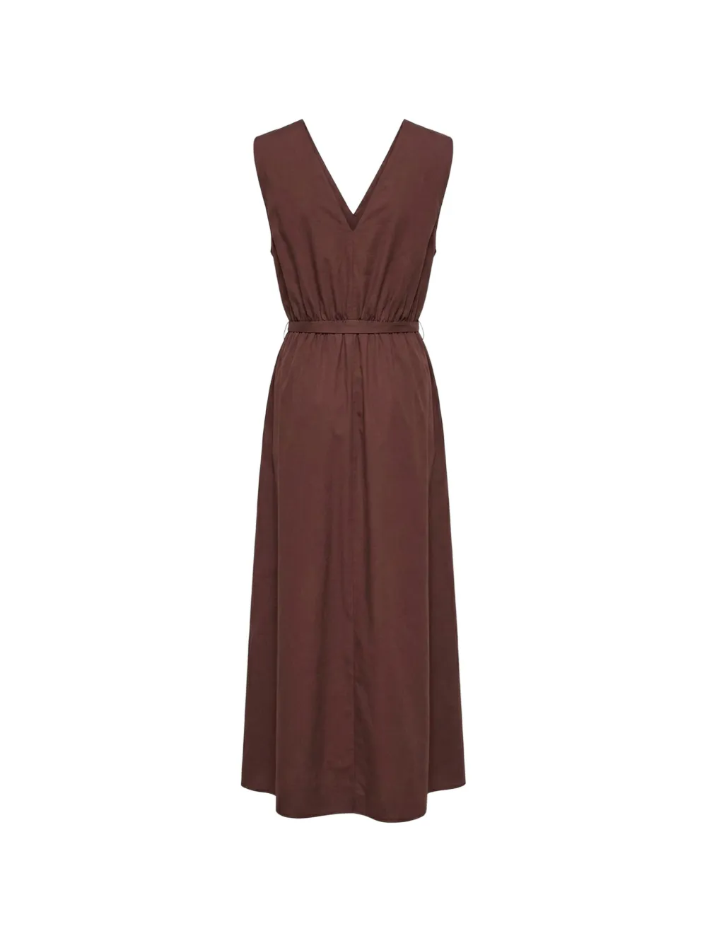 Patrizia Pepe Maxi-jurk met ceintuur Bruin