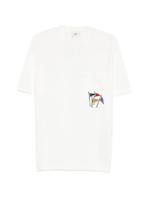Autry flag-print pocket T-shirt